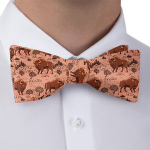 Basin Bison Bow Tie - Bow Tie with Dress Shirt - Knotty Tie Co.
