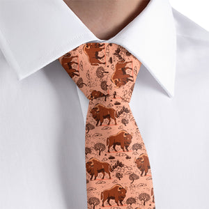 Basin Bison Necktie - Dress Shirt - Knotty Tie Co.