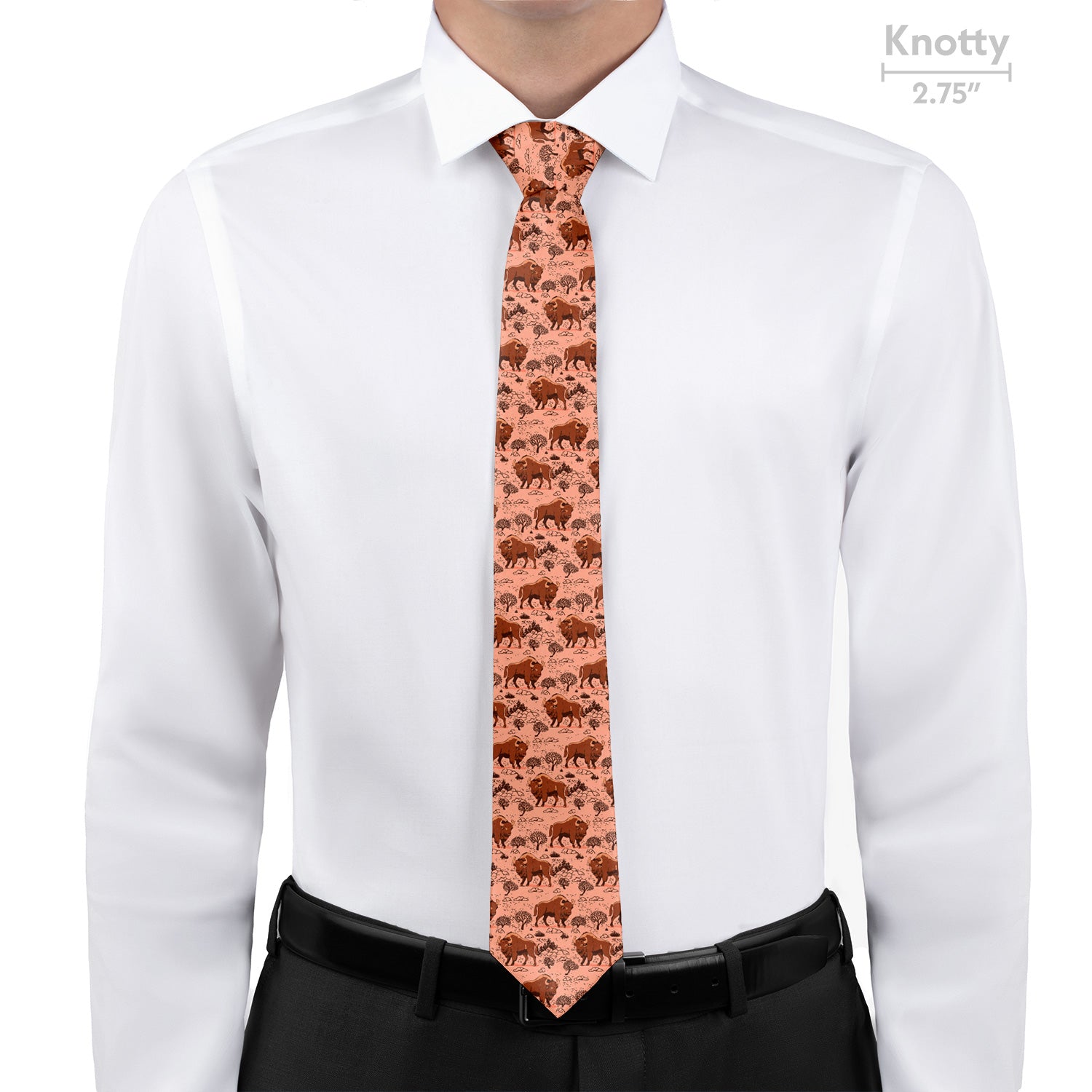 Basin Bison Necktie - Knotty - Knotty Tie Co.
