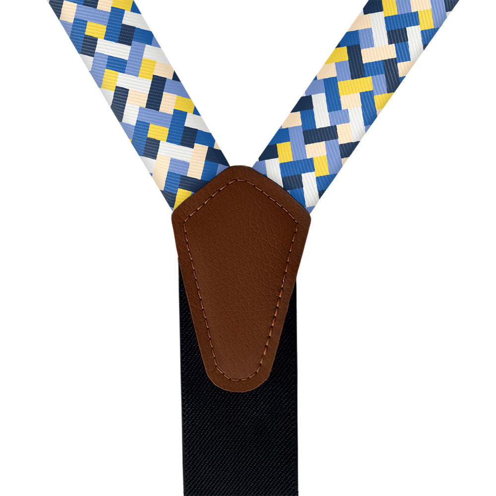 Bask Suspenders - Vegan Leather Y-Back - Knotty Tie Co.