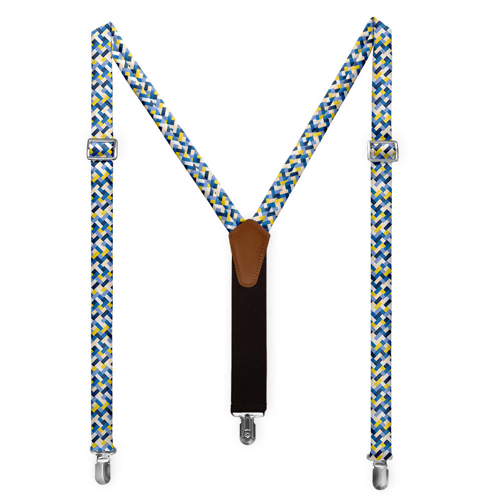 Bask Suspenders - Full Front View - Knotty Tie Co.