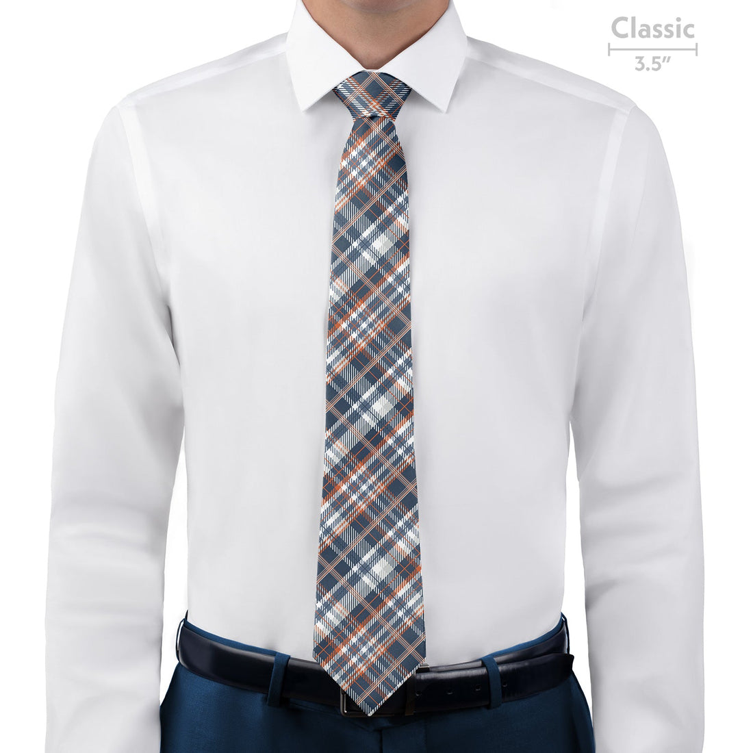 Baskerville Plaid Necktie - Classic - Knotty Tie Co.