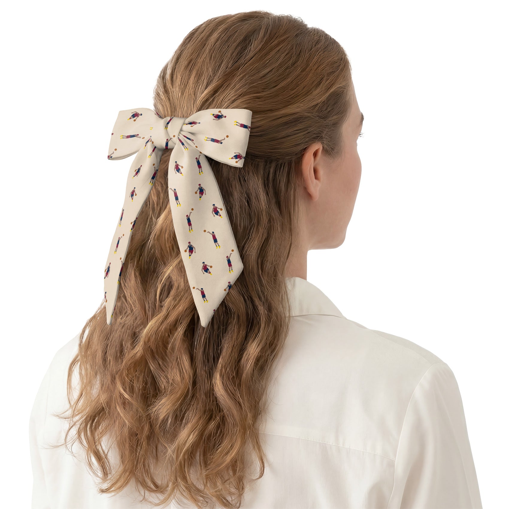 Basketball Hair Scarf - Hair Scarf - Knotty Tie Co.