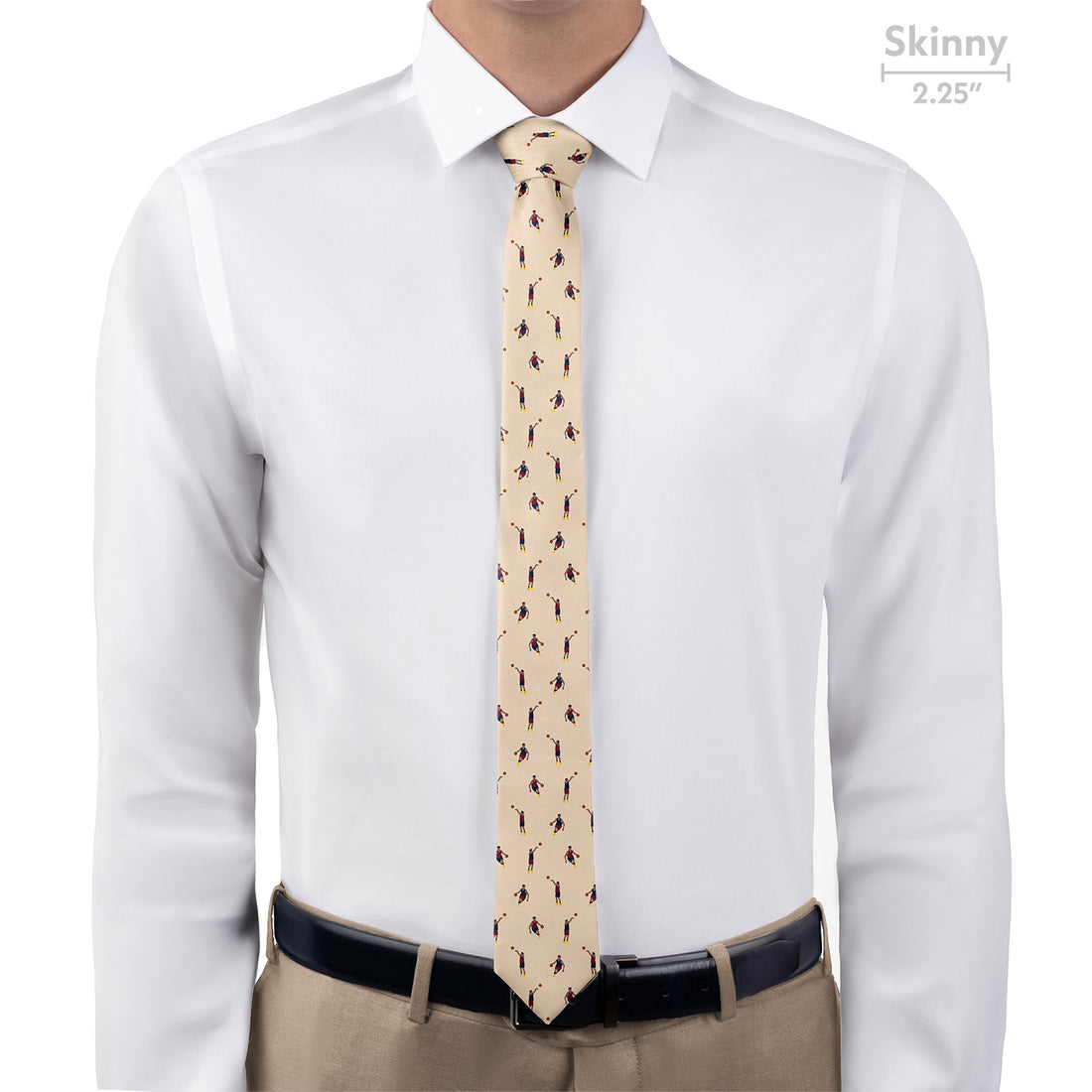 Basketball Necktie - Skinny - Knotty Tie Co.