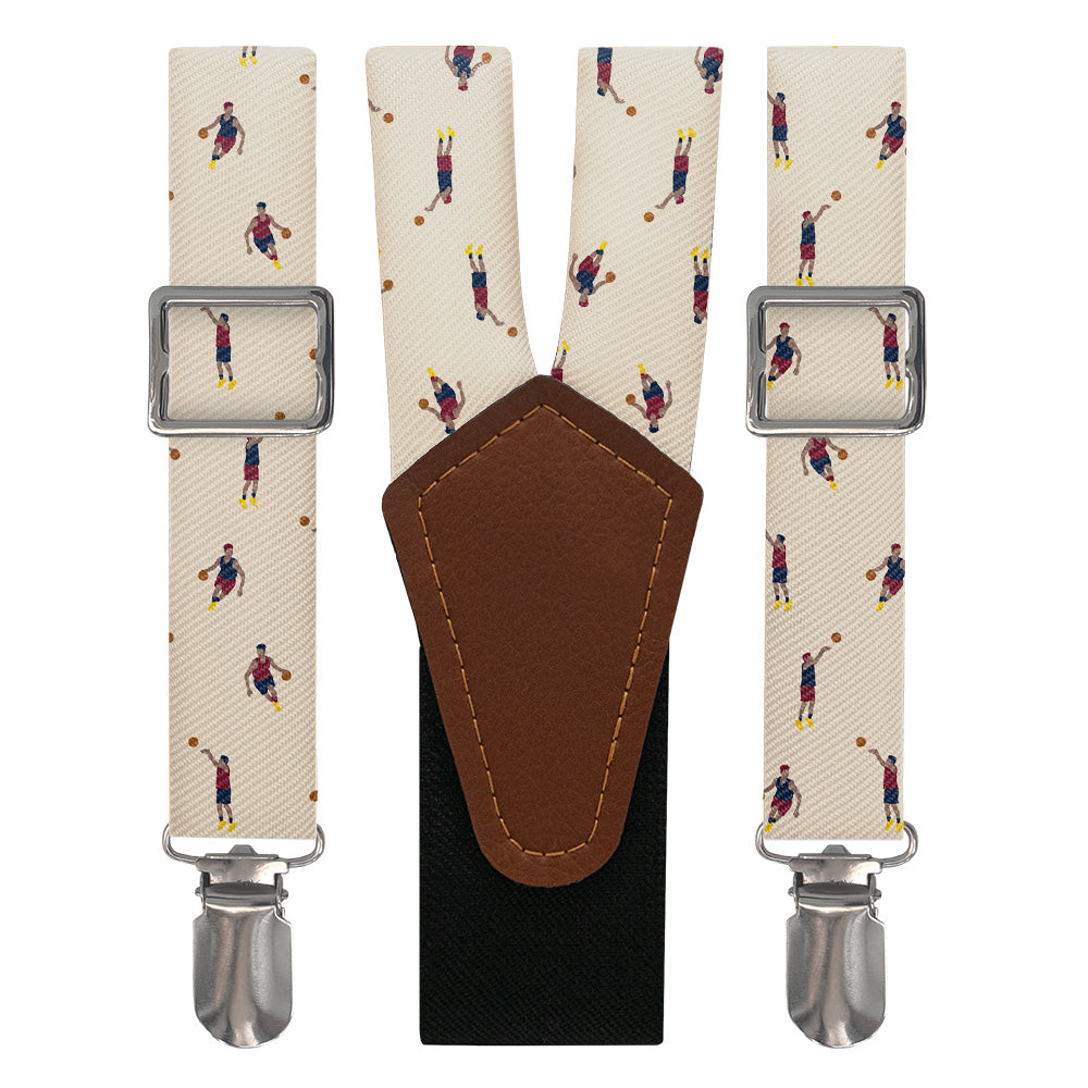 Basketball Suspenders - Main View - Knotty Tie Co.