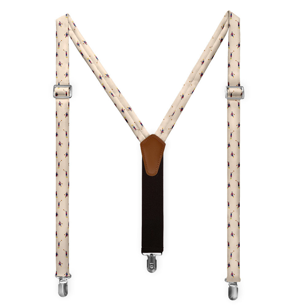 Basketball Suspenders - Full Front View - Knotty Tie Co.