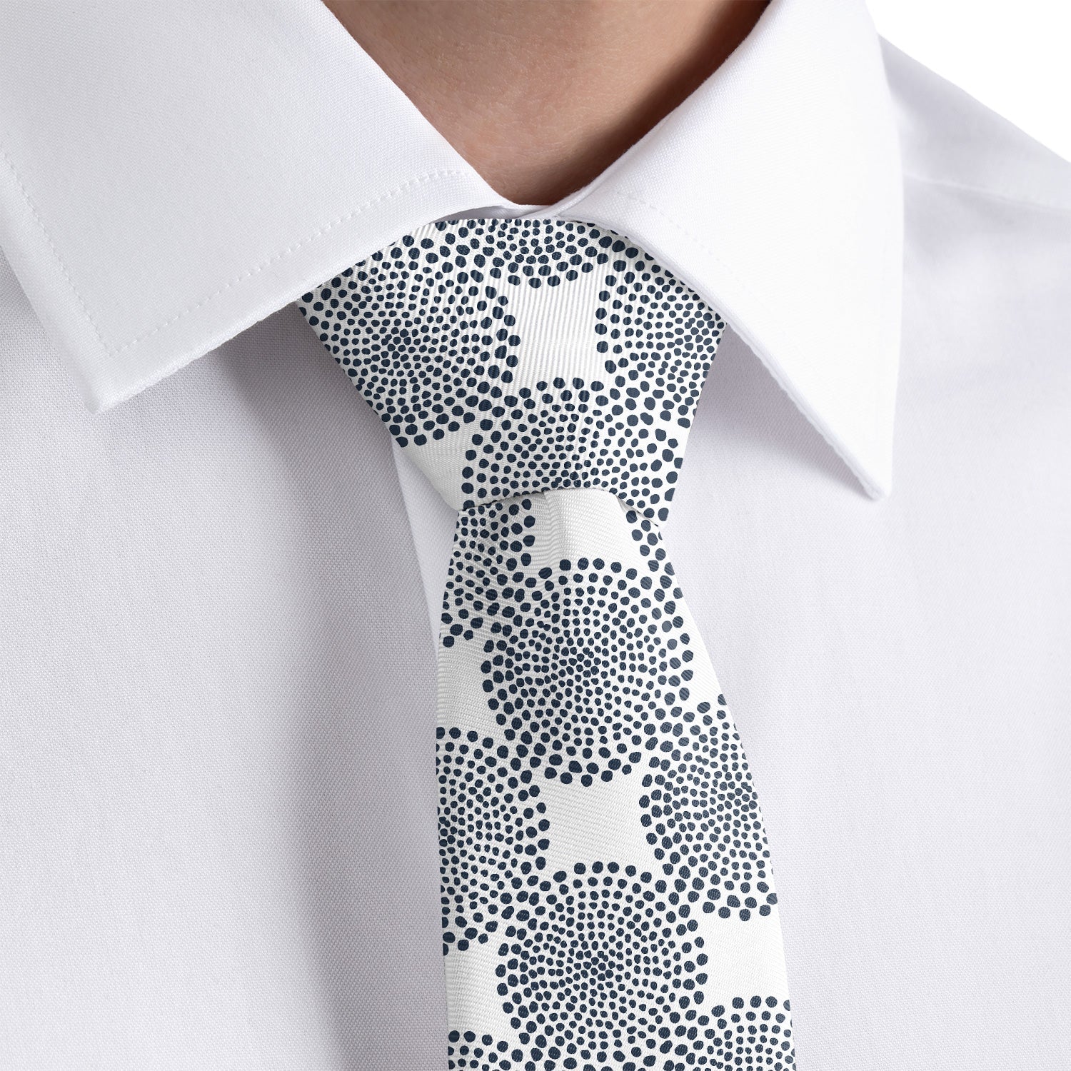 Batik Geometric Necktie - Dress Shirt - Knotty Tie Co.