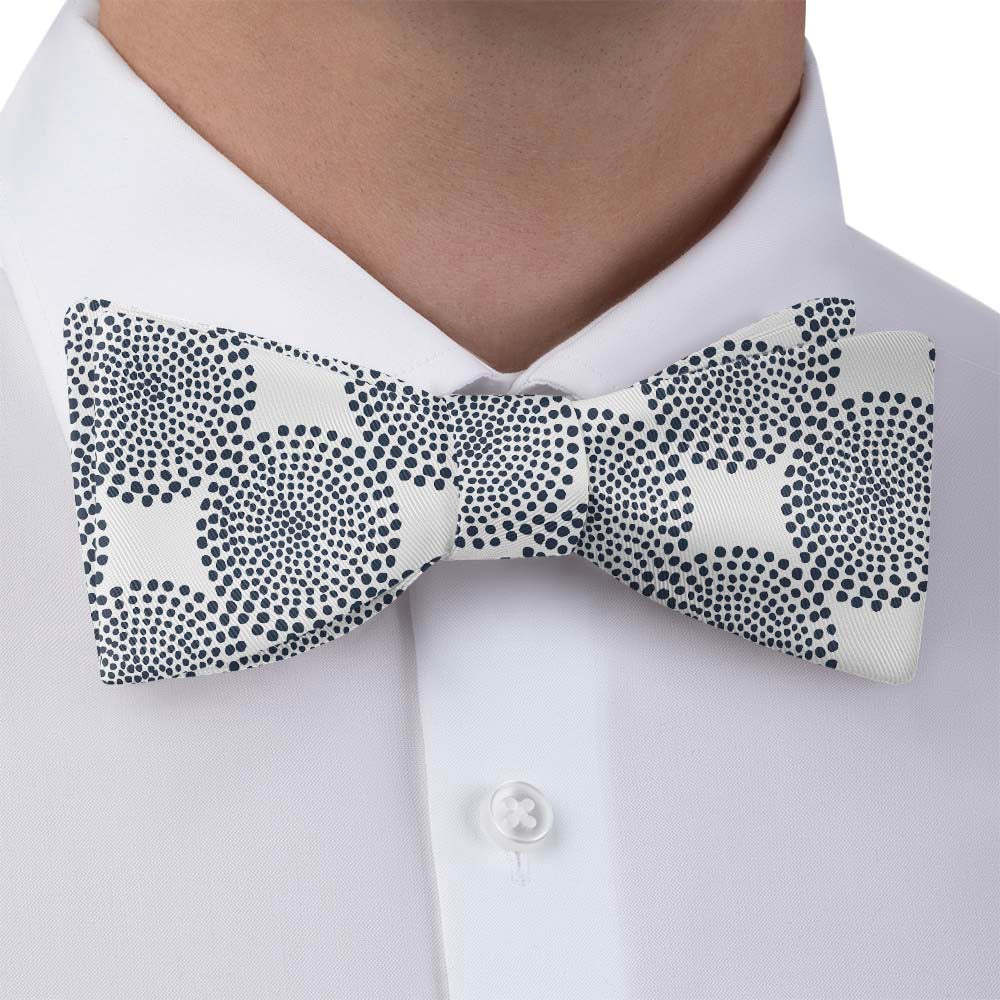 Batik Geometric Bow Tie - Bow Tie with Dress Shirt - Knotty Tie Co.