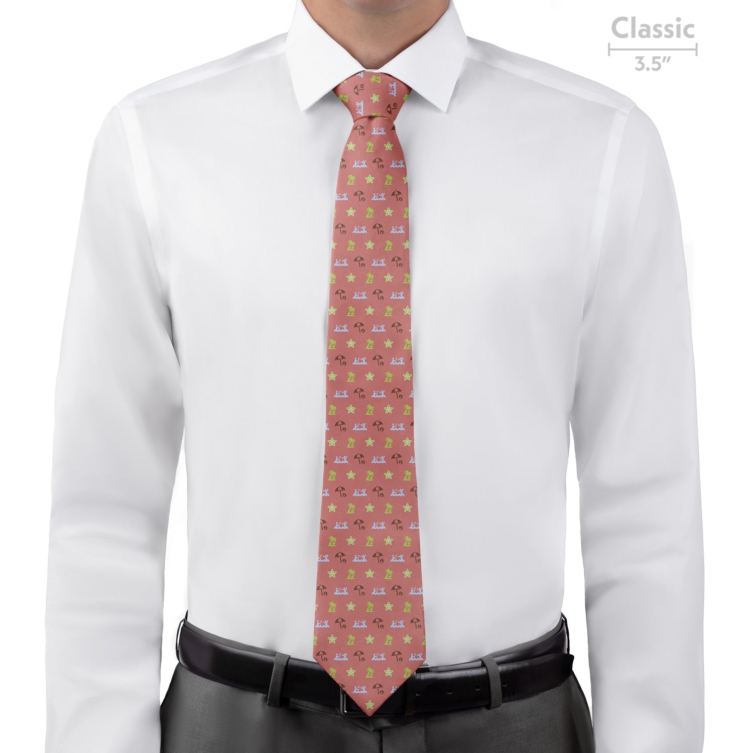 Beach With Friends Necktie - Classic - Knotty Tie Co.