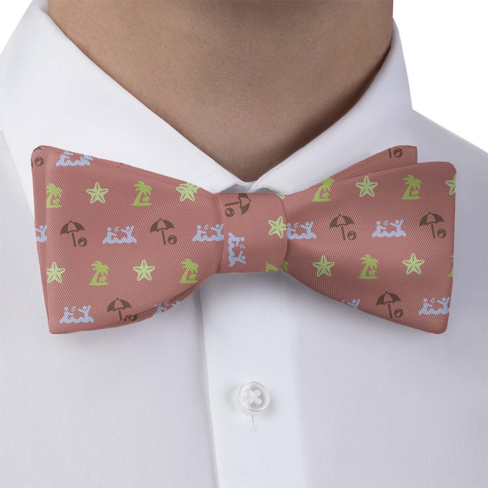 Beach With Friends Bow Tie - Bow Tie with Dress Shirt - Knotty Tie Co.