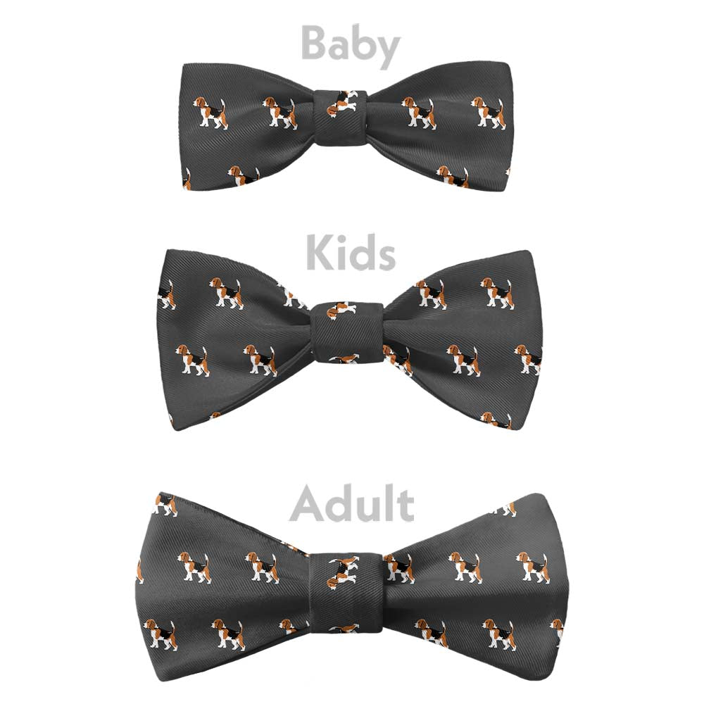 Beagle Bow Tie - Bow Sizes - Knotty Tie Co.