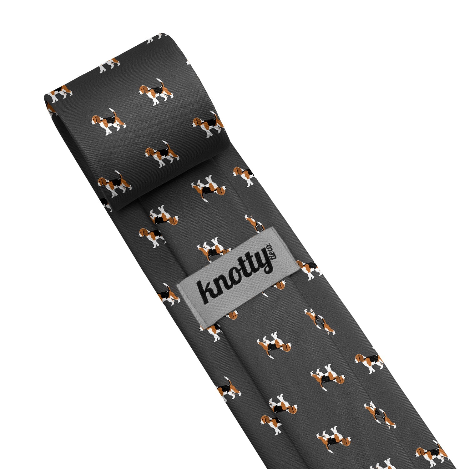 Beagle Necktie - Tag - Knotty Tie Co.
