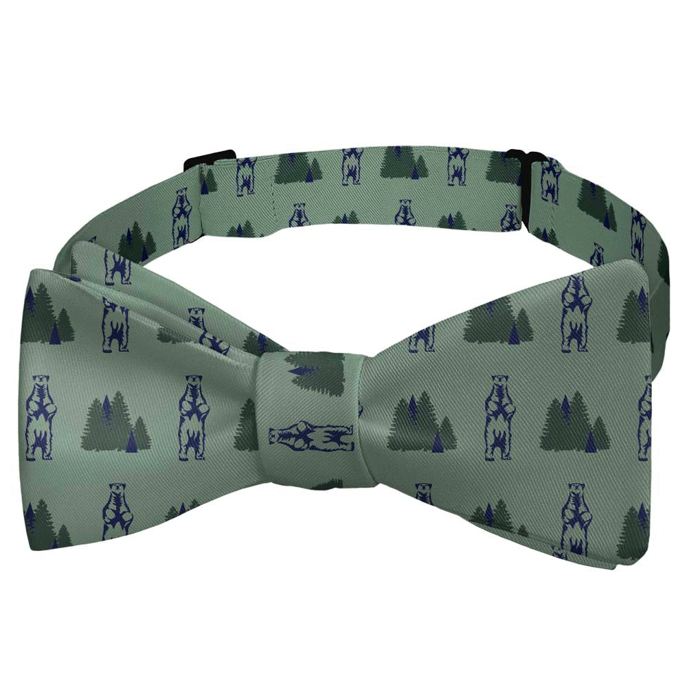 Bear in the Woods Bow Tie - Self Tie Bow Tie - Knotty Tie Co.