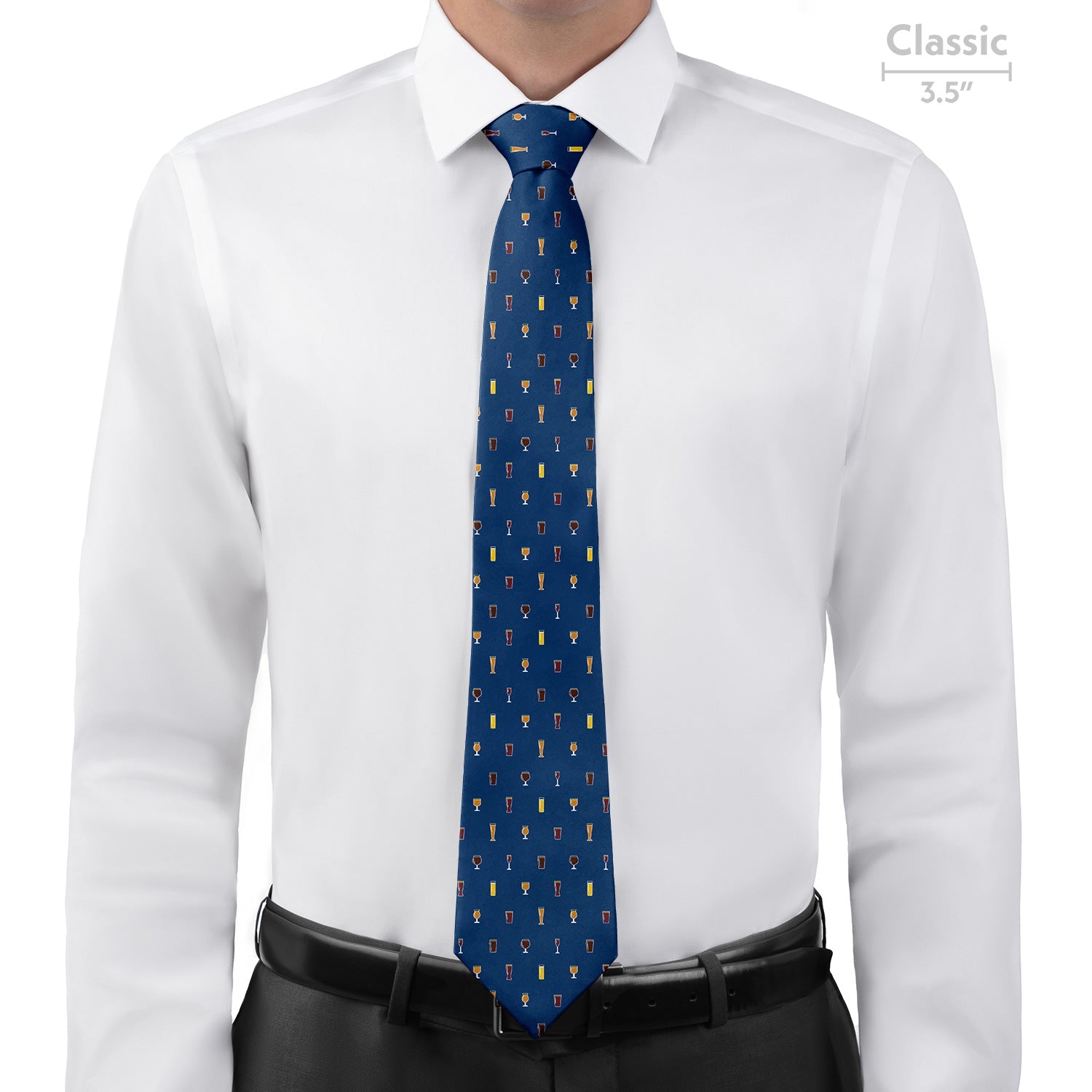 Beer Glasses Necktie - Classic - Knotty Tie Co.