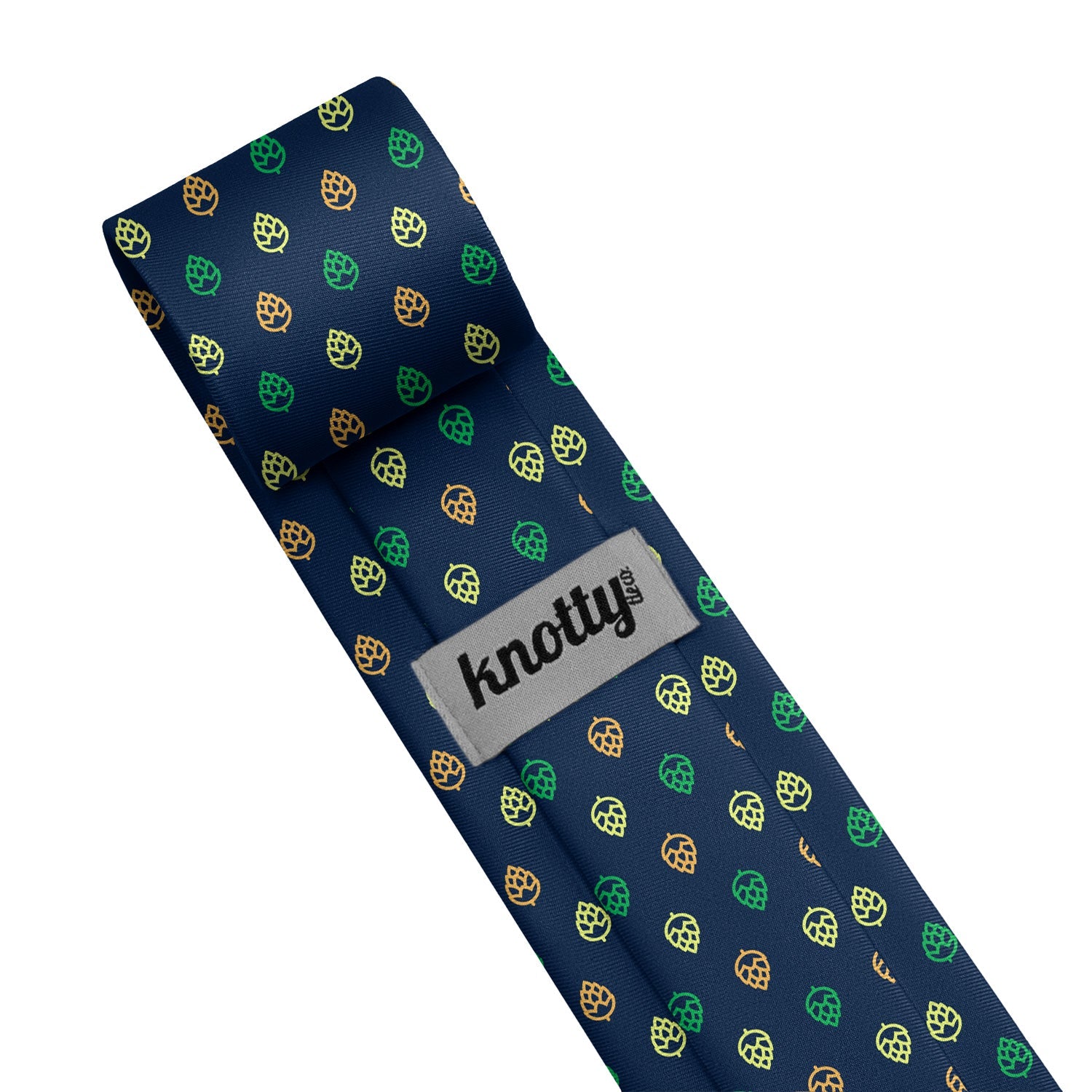 Beer Hops Necktie - Tag - Knotty Tie Co.
