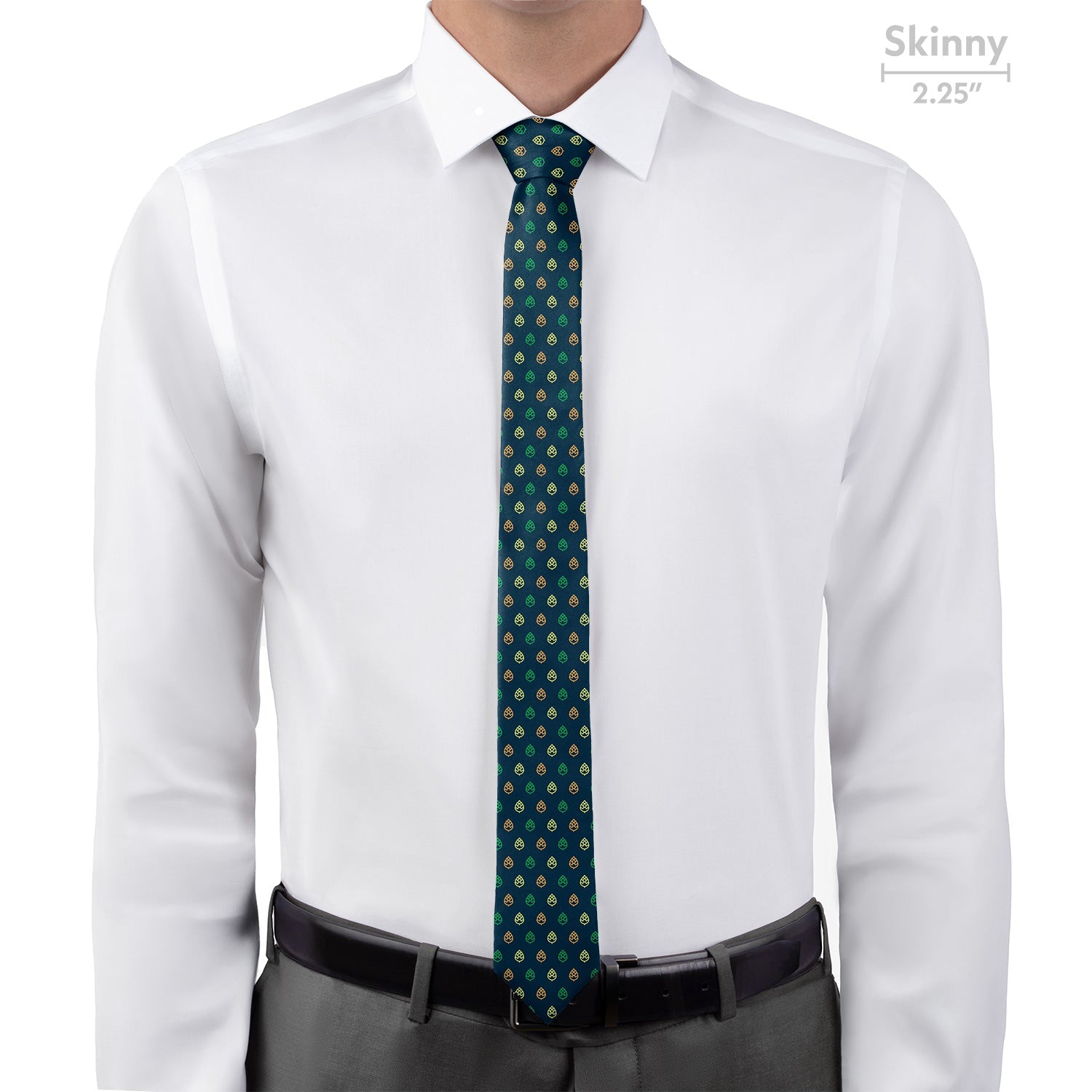 Beer Hops Necktie - Skinny - Knotty Tie Co.