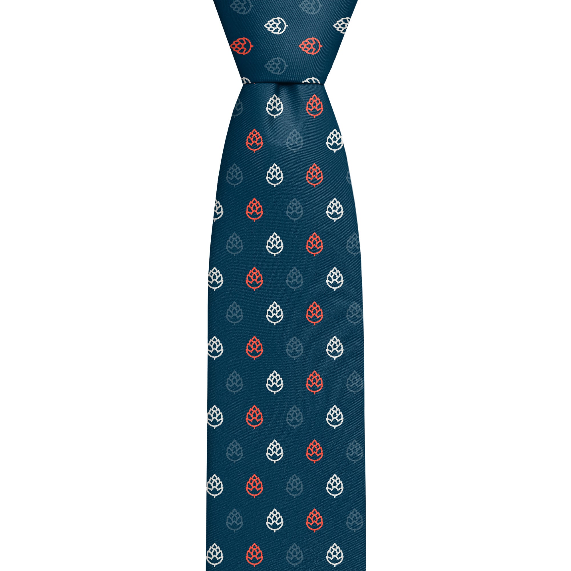 Custom Beer Hops 1 Logo Tie - Knot - Knotty Tie Co.
