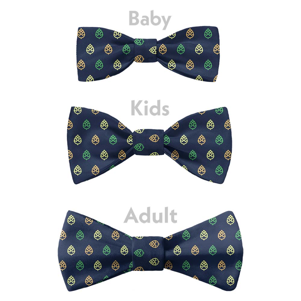 Beer Hops Bow Tie - Bow Sizes - Knotty Tie Co.
