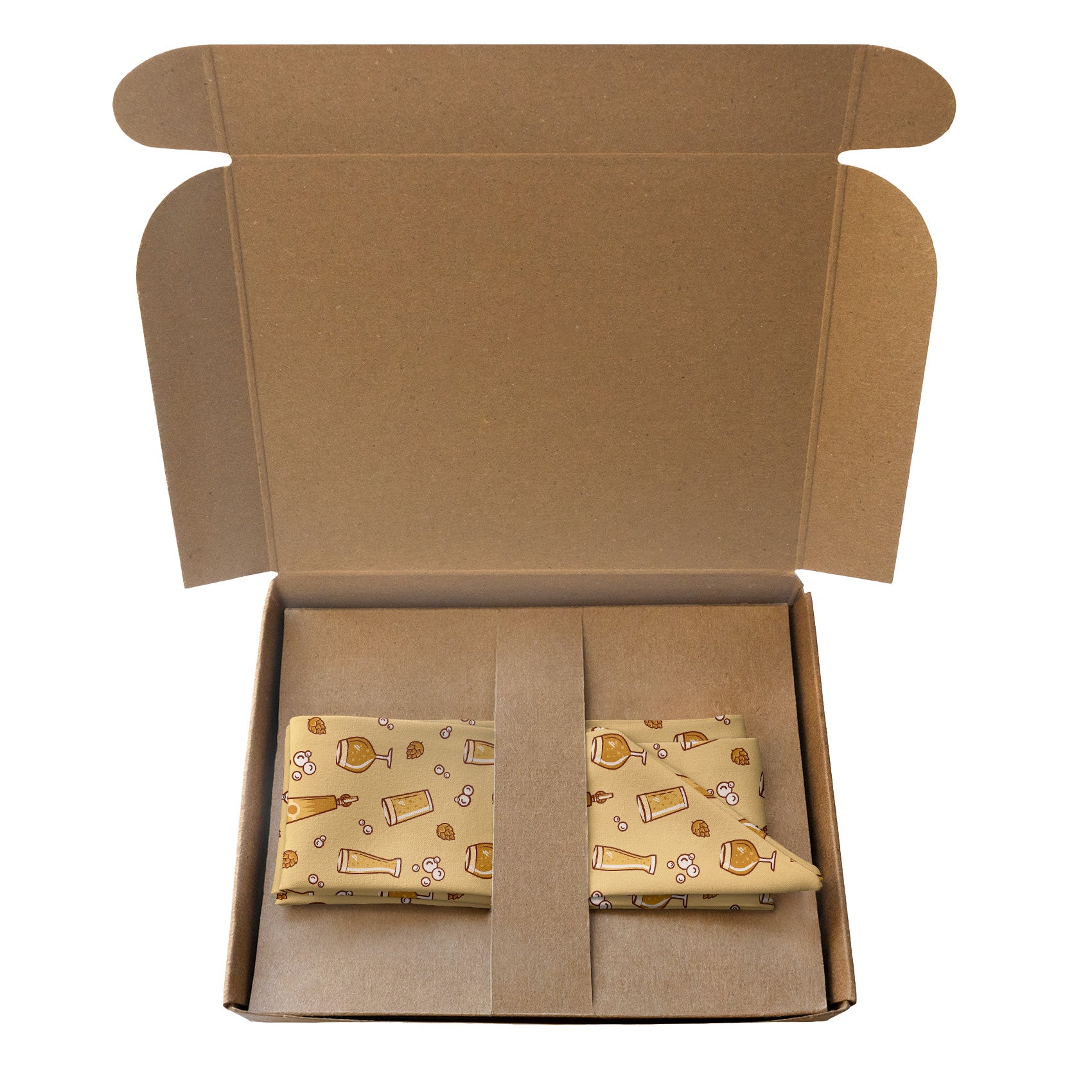 Beer Hair Scarf - Packaging - Knotty Tie Co.