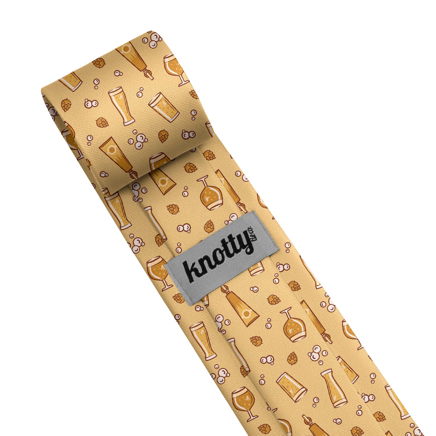 Beer Necktie - Tag - Knotty Tie Co.