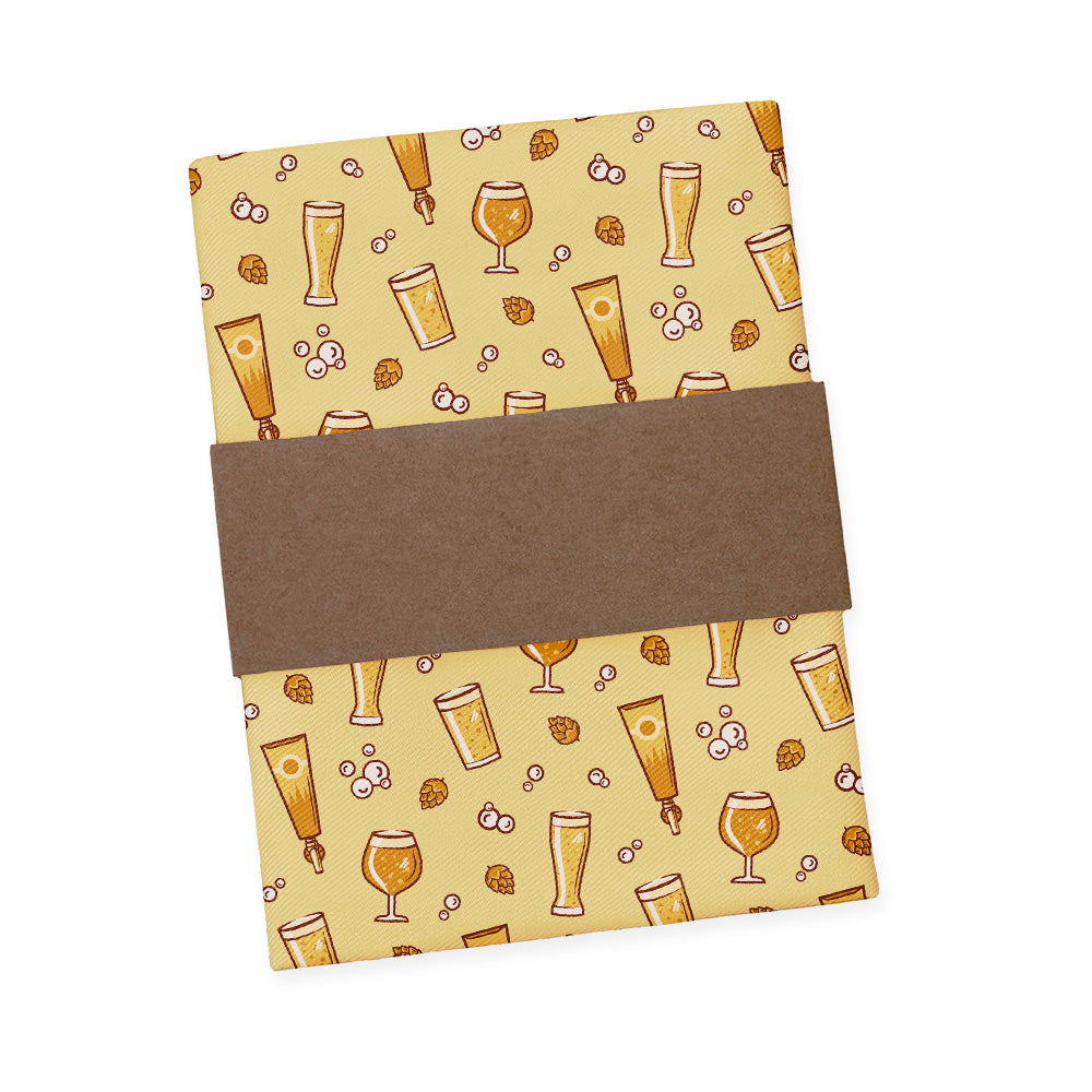 Beer Pocket Square - Packaging - Knotty Tie Co.