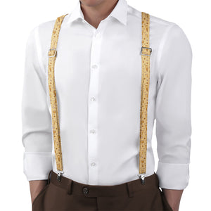 Beer Suspenders - On Model Back View - Knotty Tie Co.