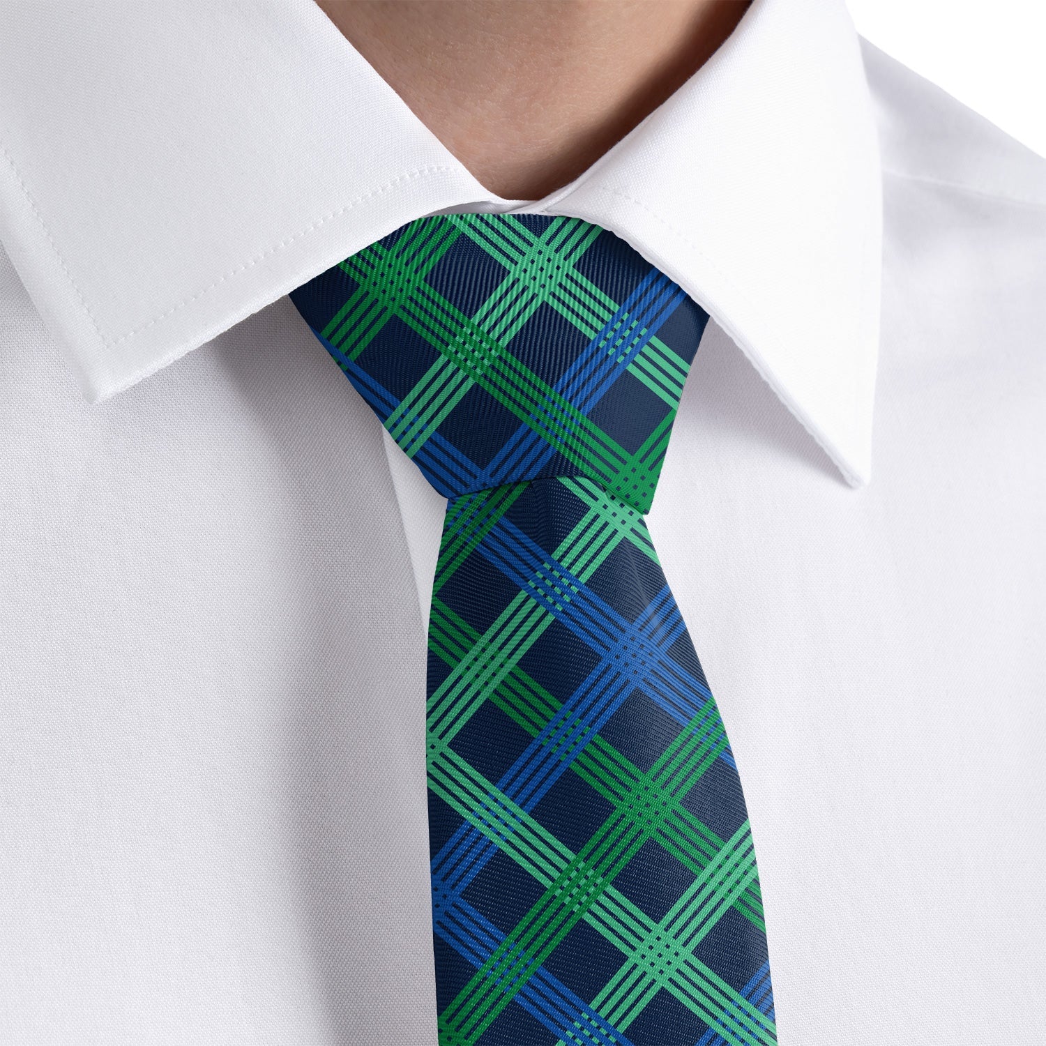 Belmont Plaid Necktie - Dress Shirt - Knotty Tie Co.