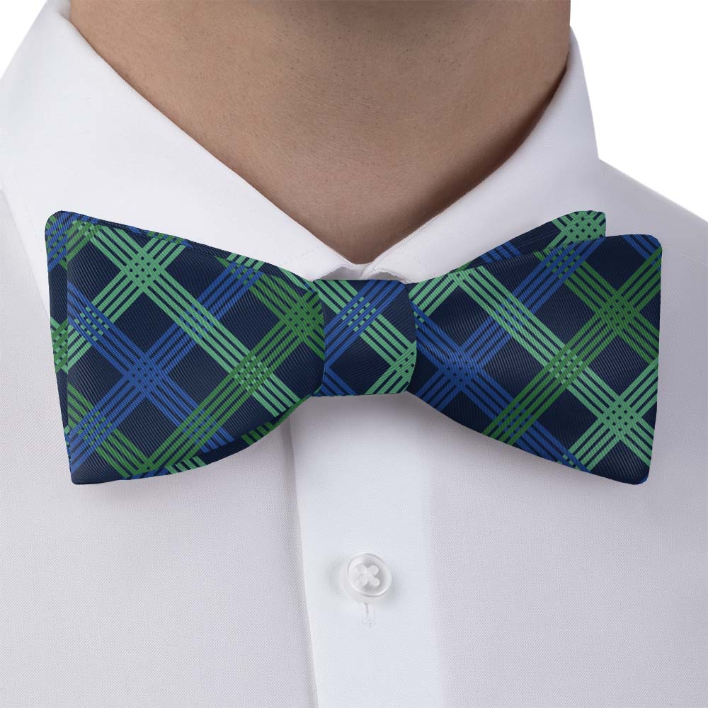 Belmont Plaid Bow Tie - Bow Tie with Dress Shirt - Knotty Tie Co.