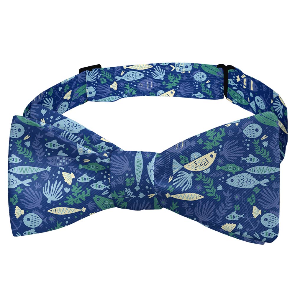 Below the Sea Bow Tie - Self Tie Bow Tie - Knotty Tie Co.