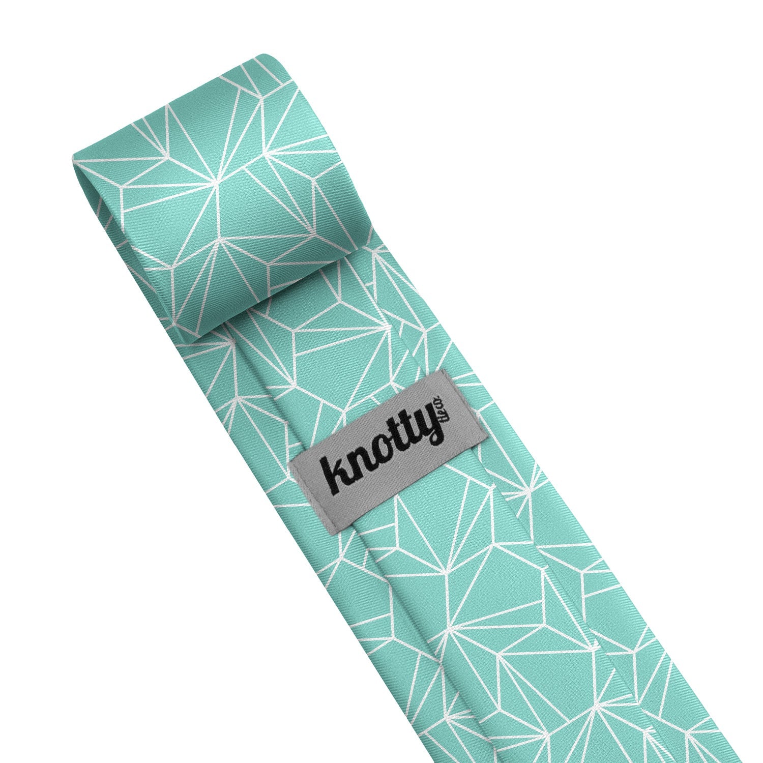 Bert Geometric Necktie - Tag - Knotty Tie Co.