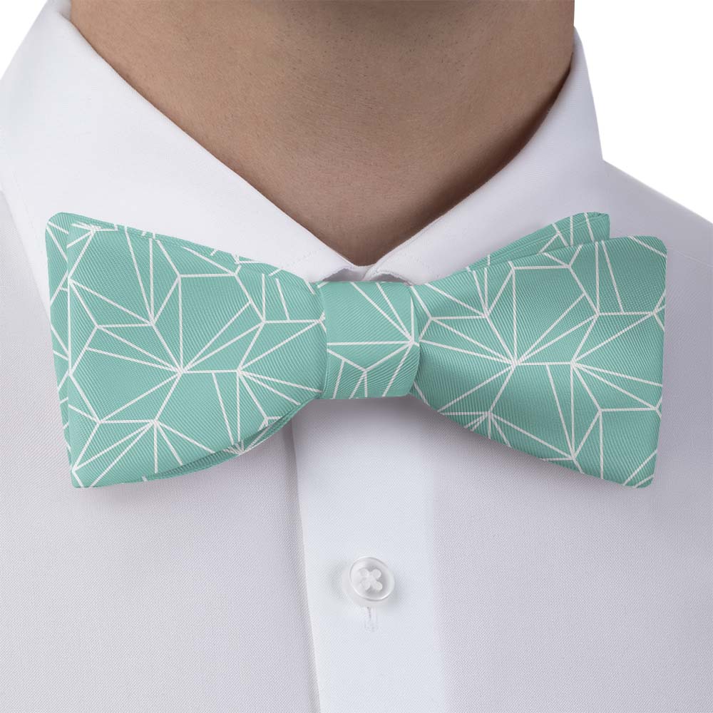 Bert Geometric Bow Tie - Bow Tie with Dress Shirt - Knotty Tie Co.