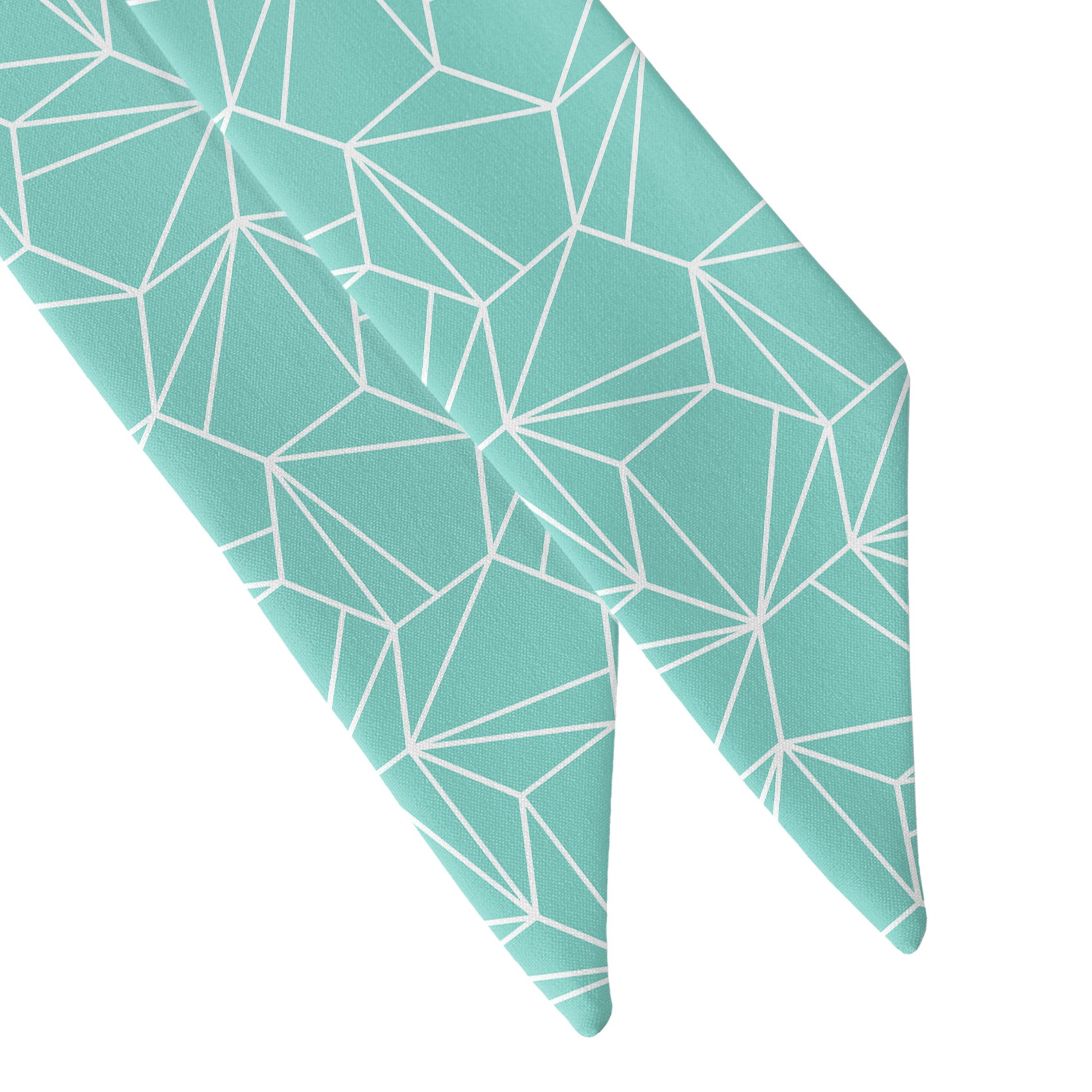 Bert Geometric Hair Scarf - Scarf Tapered Ends - Knotty Tie Co.