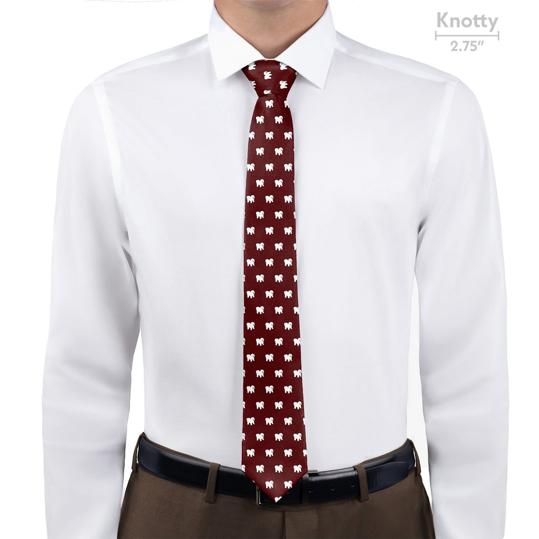 Bichon Frise Necktie - Knotty - Knotty Tie Co.