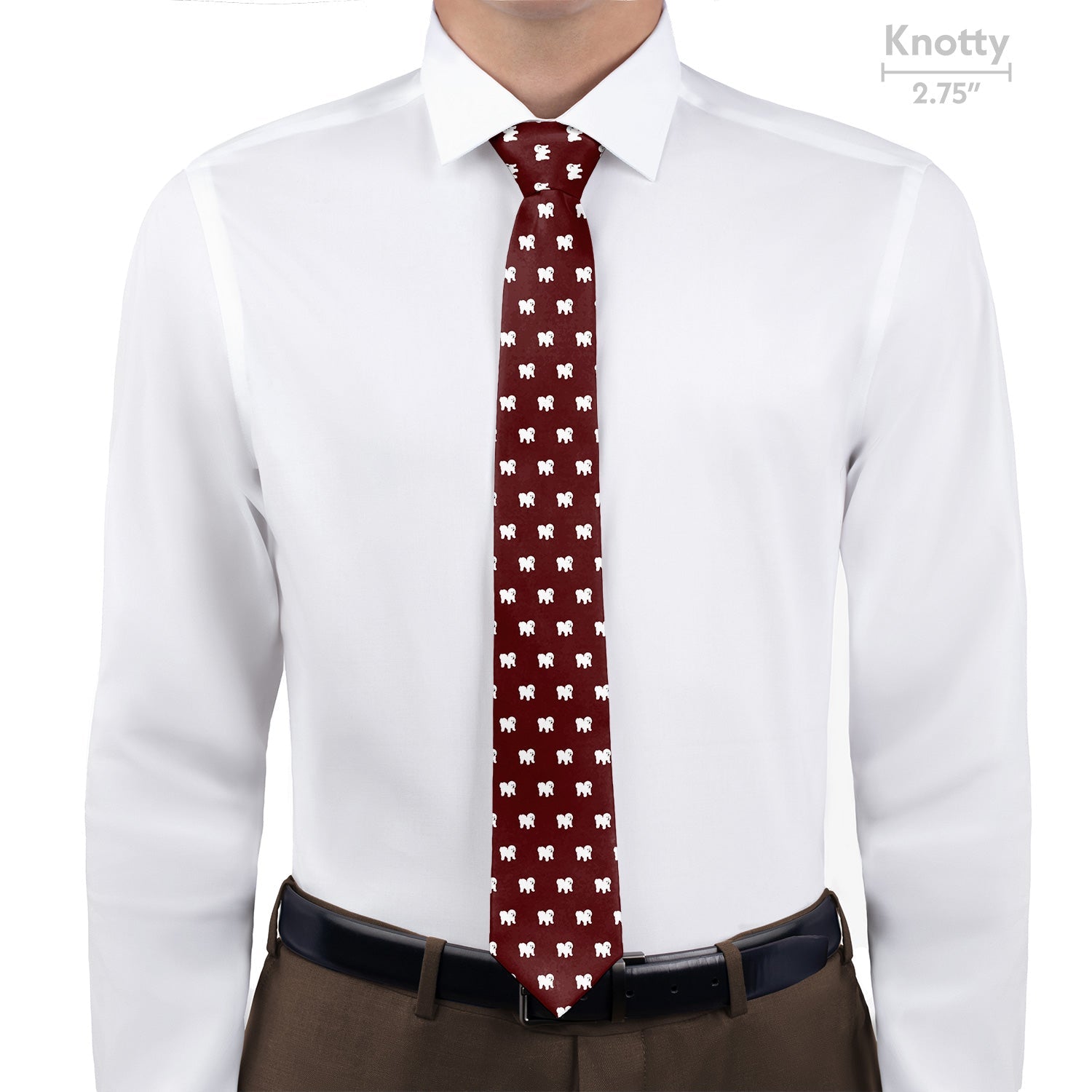 Bichon Frise Necktie - Knotty - Knotty Tie Co.