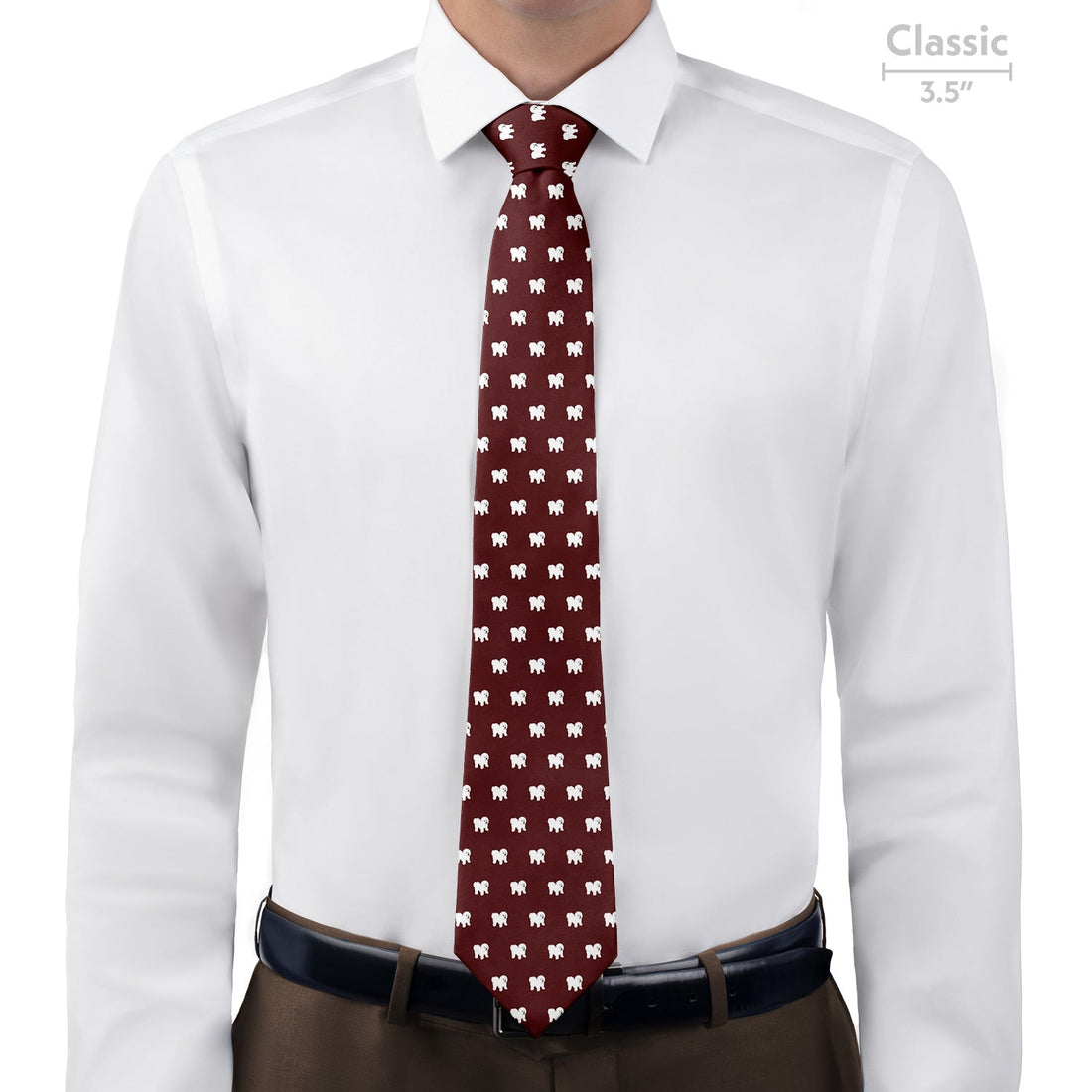 Bichon Frise Necktie - Classic - Knotty Tie Co.