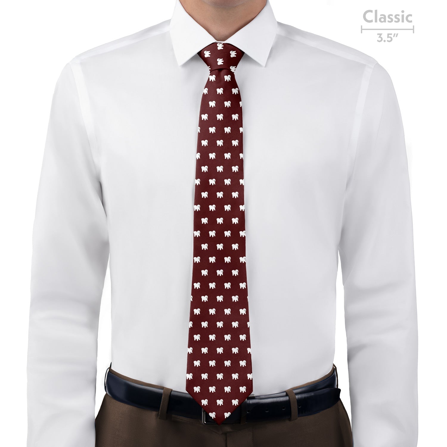 Bichon Frise Necktie - Classic - Knotty Tie Co.
