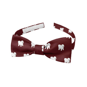 Bichon Frise Bow Tie - Baby Pre-Tied 9.5-12.5" -  - Knotty Tie Co.