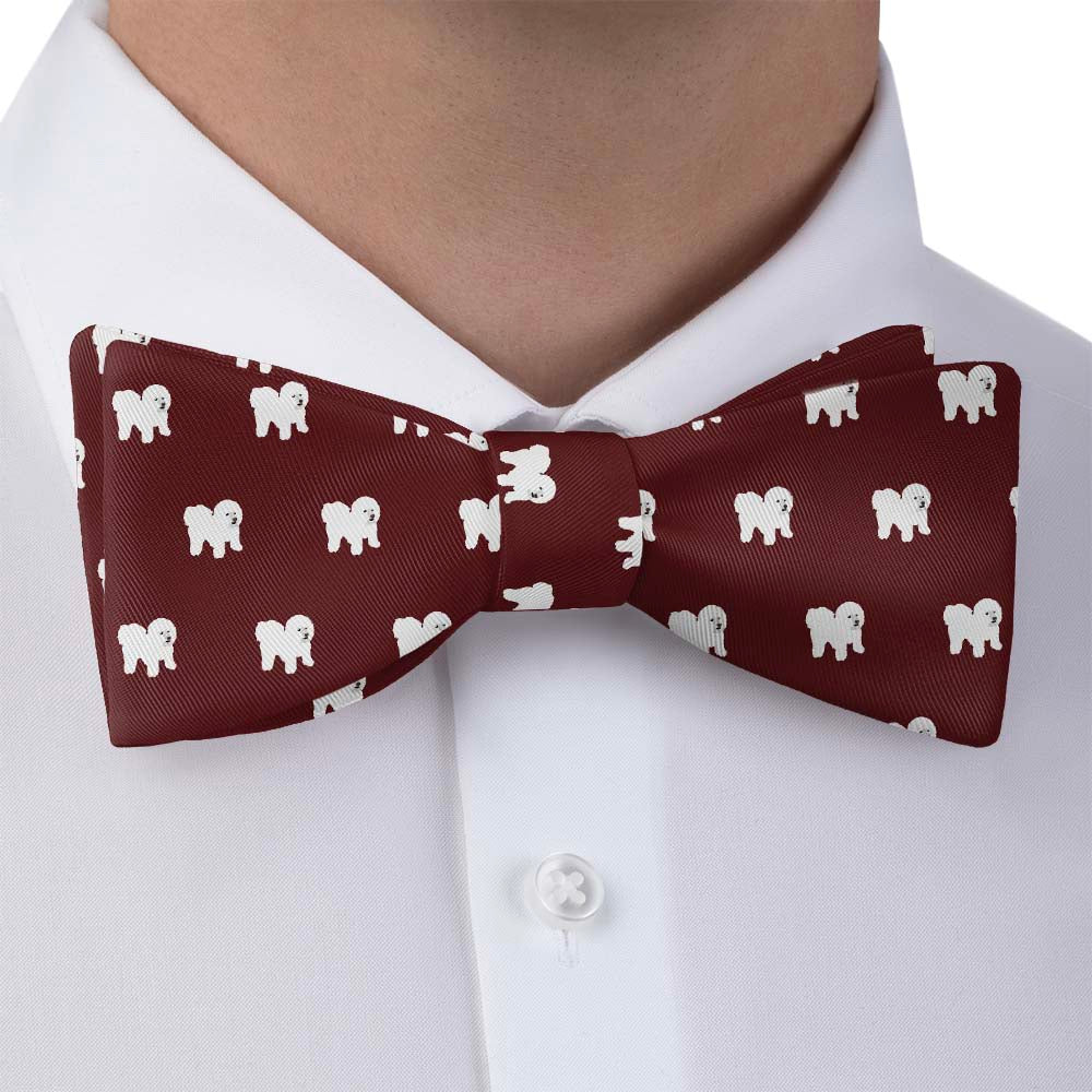 Bichon Frise Bow Tie - Bow Tie with Dress Shirt - Knotty Tie Co.