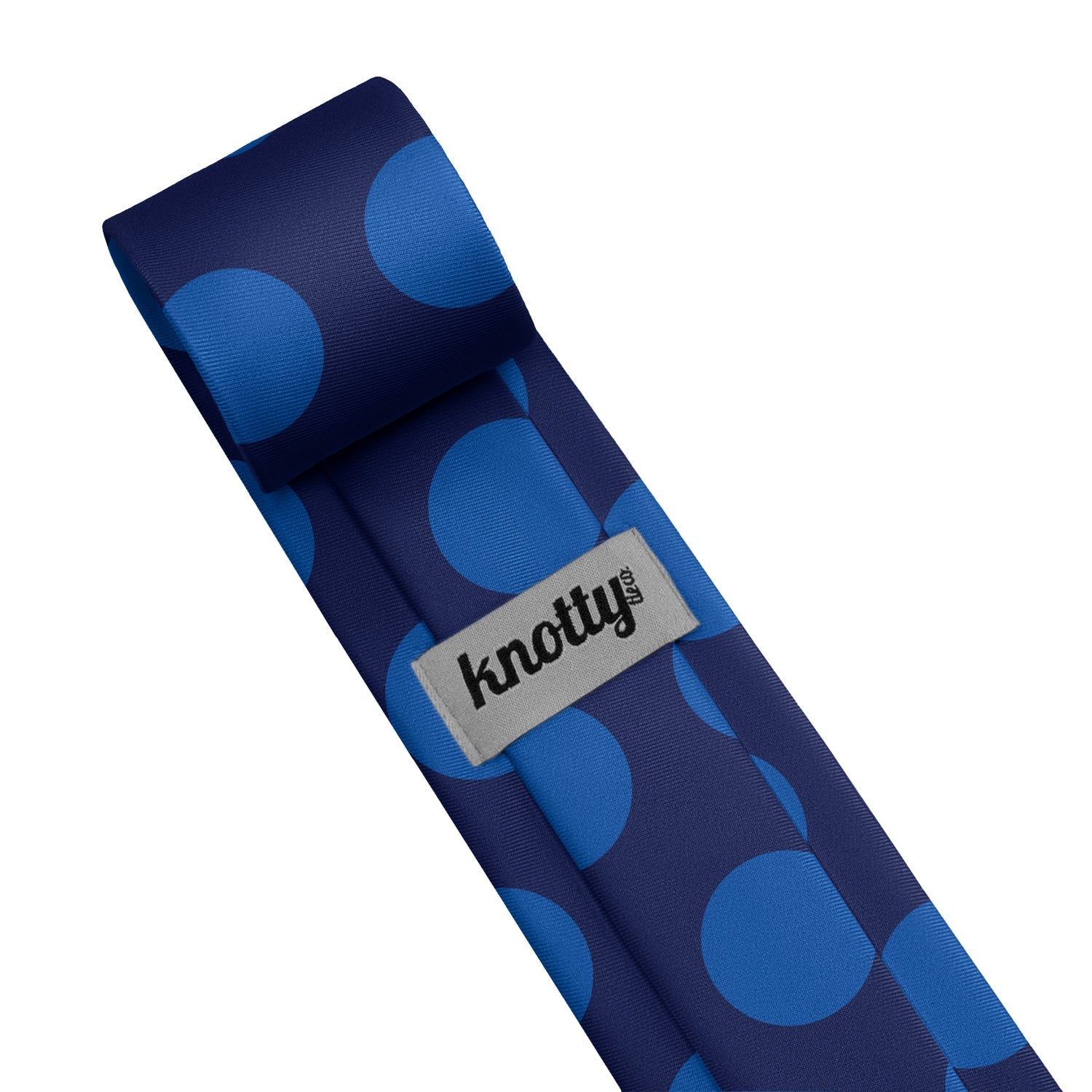 Big Polka Dots Necktie - Tag - Knotty Tie Co.