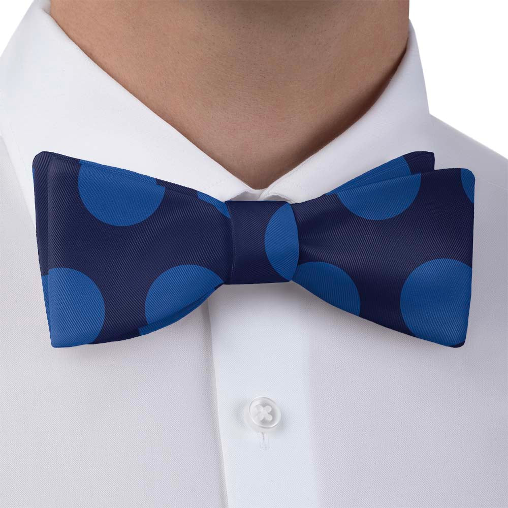 Big Polka Dots Bow Tie - Bow Tie with Dress Shirt - Knotty Tie Co.