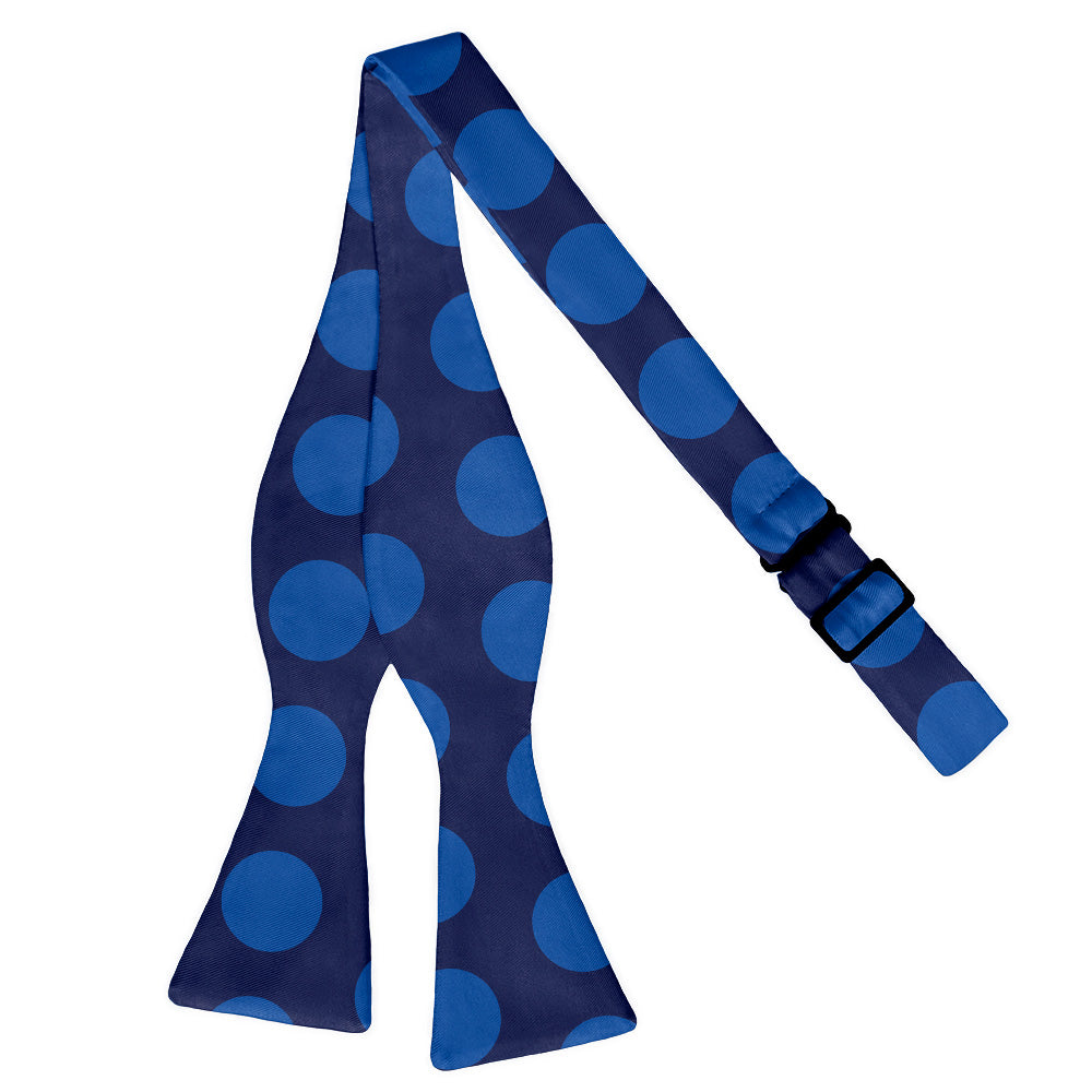 Big Polka Dots Bow Tie - Self Tie Flat - Knotty Tie Co.