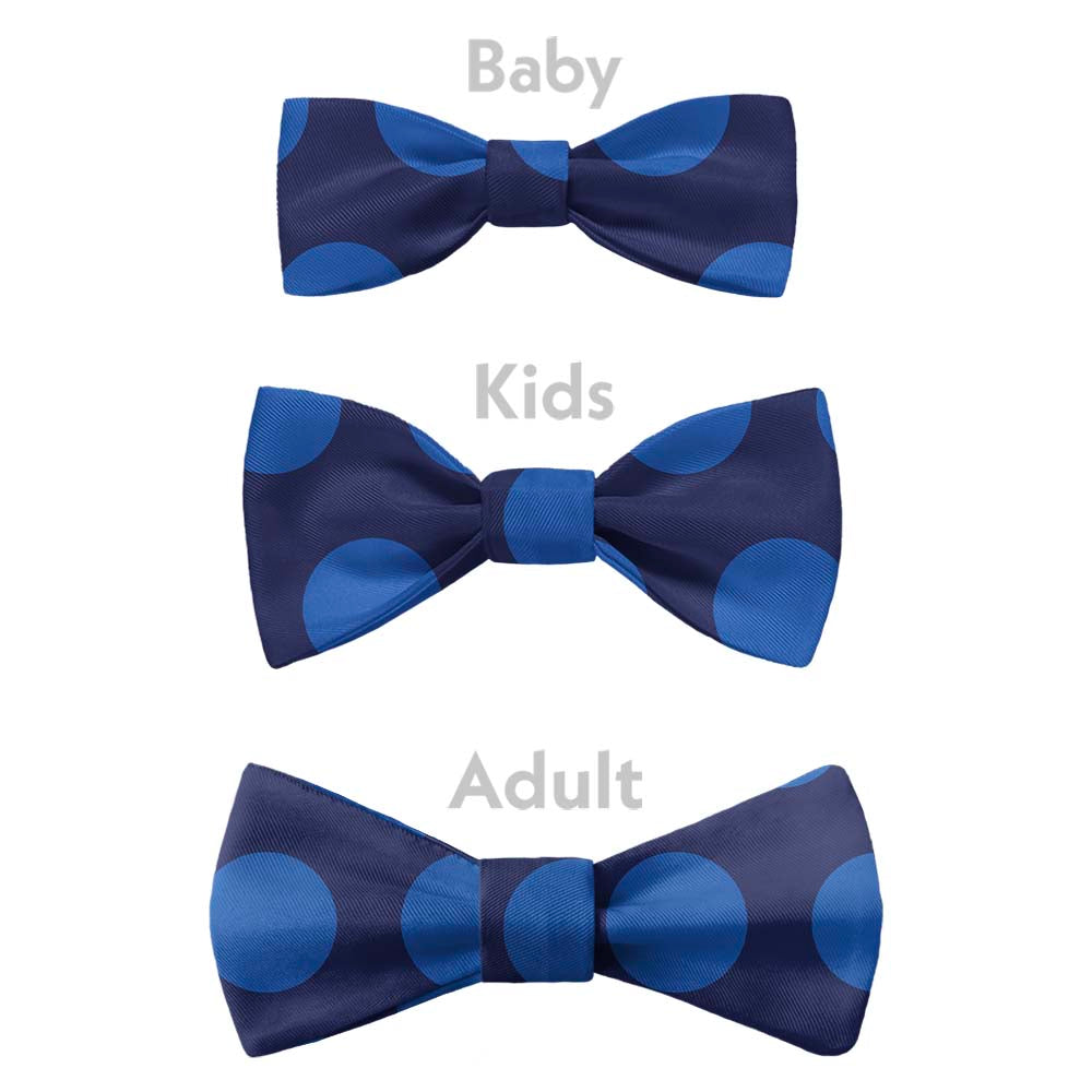 Big Polka Dots Bow Tie - Bow Sizes - Knotty Tie Co.