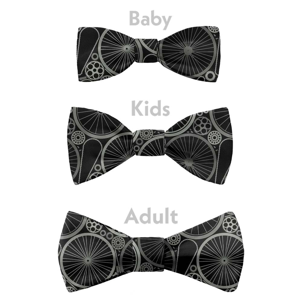 Bike Parts Bow Tie - Bow Sizes - Knotty Tie Co.