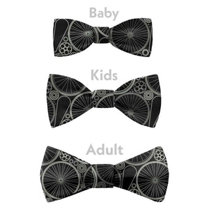 Bike Parts Bow Tie - Bow Sizes - Knotty Tie Co.