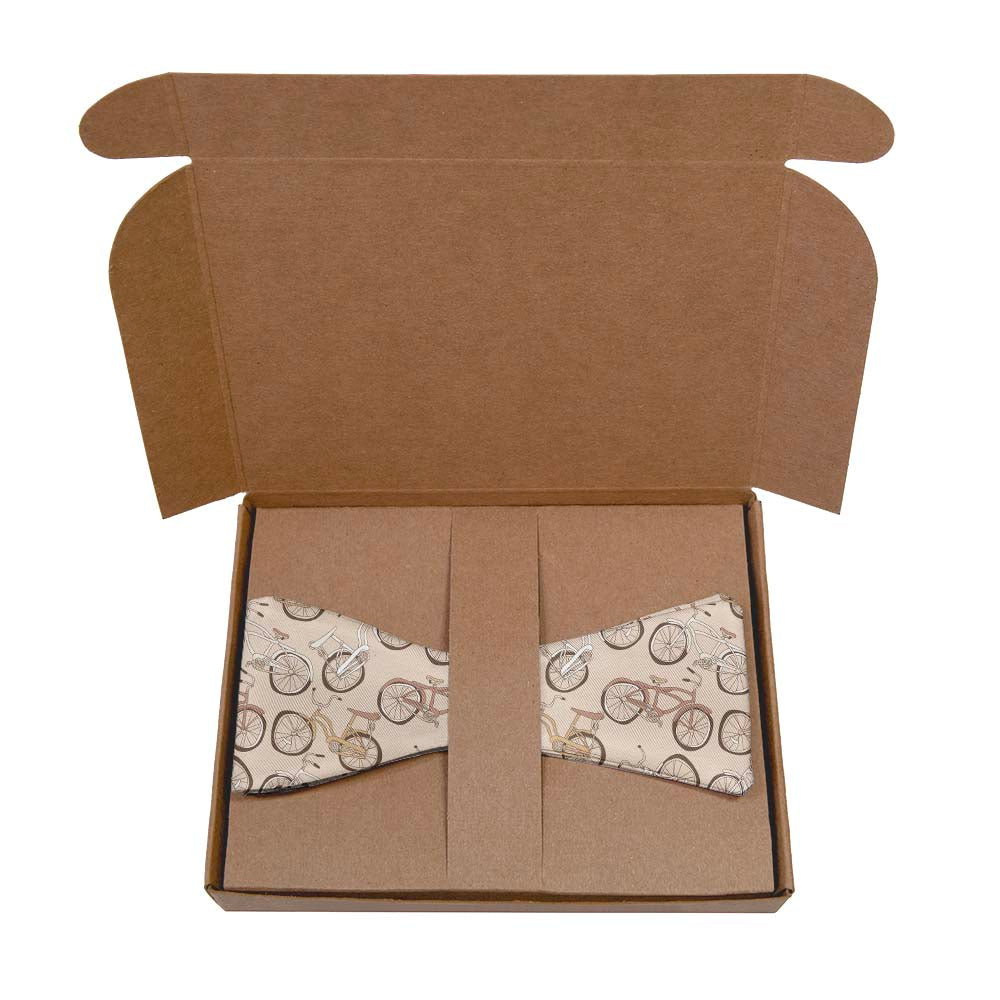 Bike Ride Bow Tie- Kraft Gift Box Packaging - Knotty Tie Co.