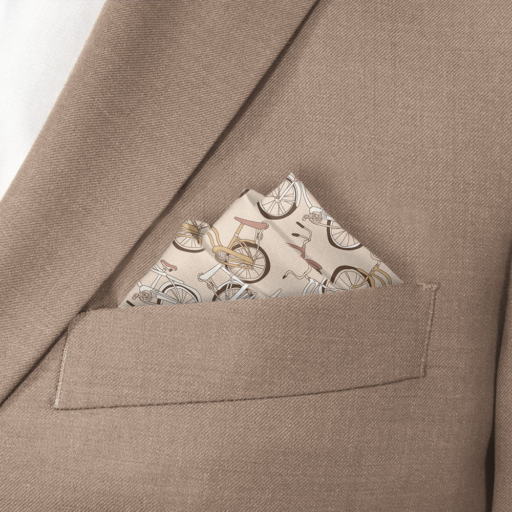 Bike Ride Pocket Square