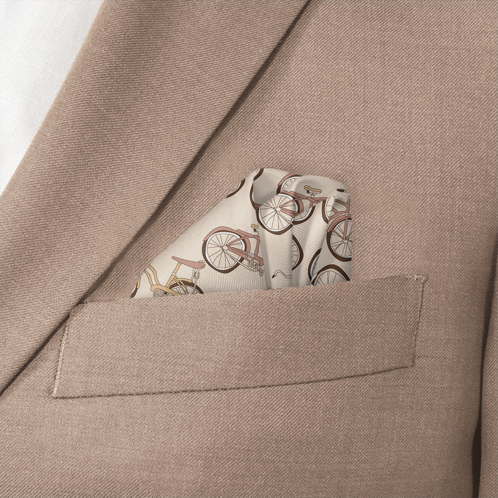 Bike Ride Pocket Square