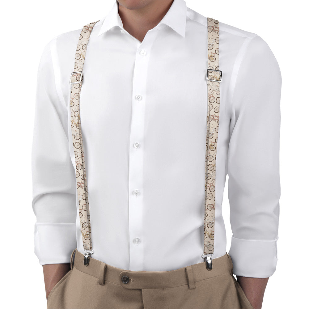 Bike Ride Suspenders - Kraft Gift Box Packaging - Knotty Tie Co.