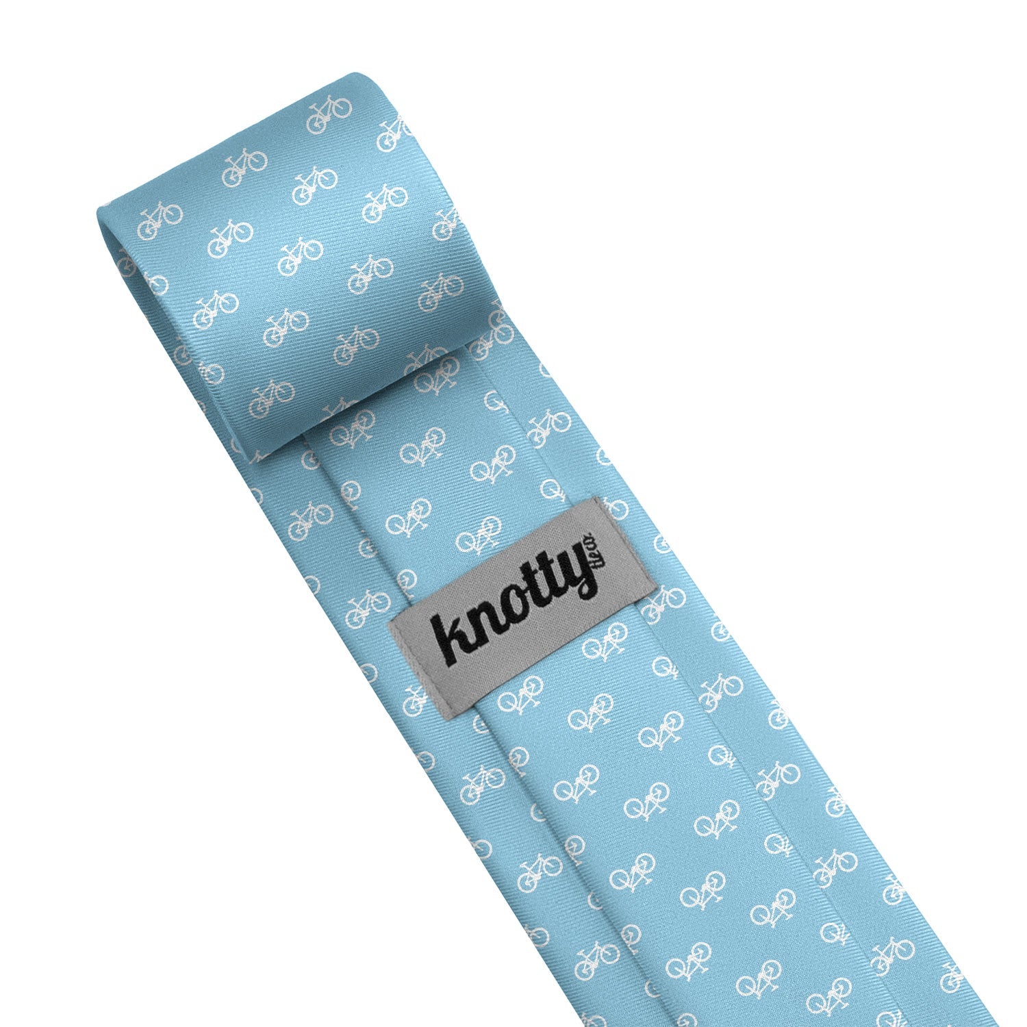 Bikes Necktie - Tag - Knotty Tie Co.