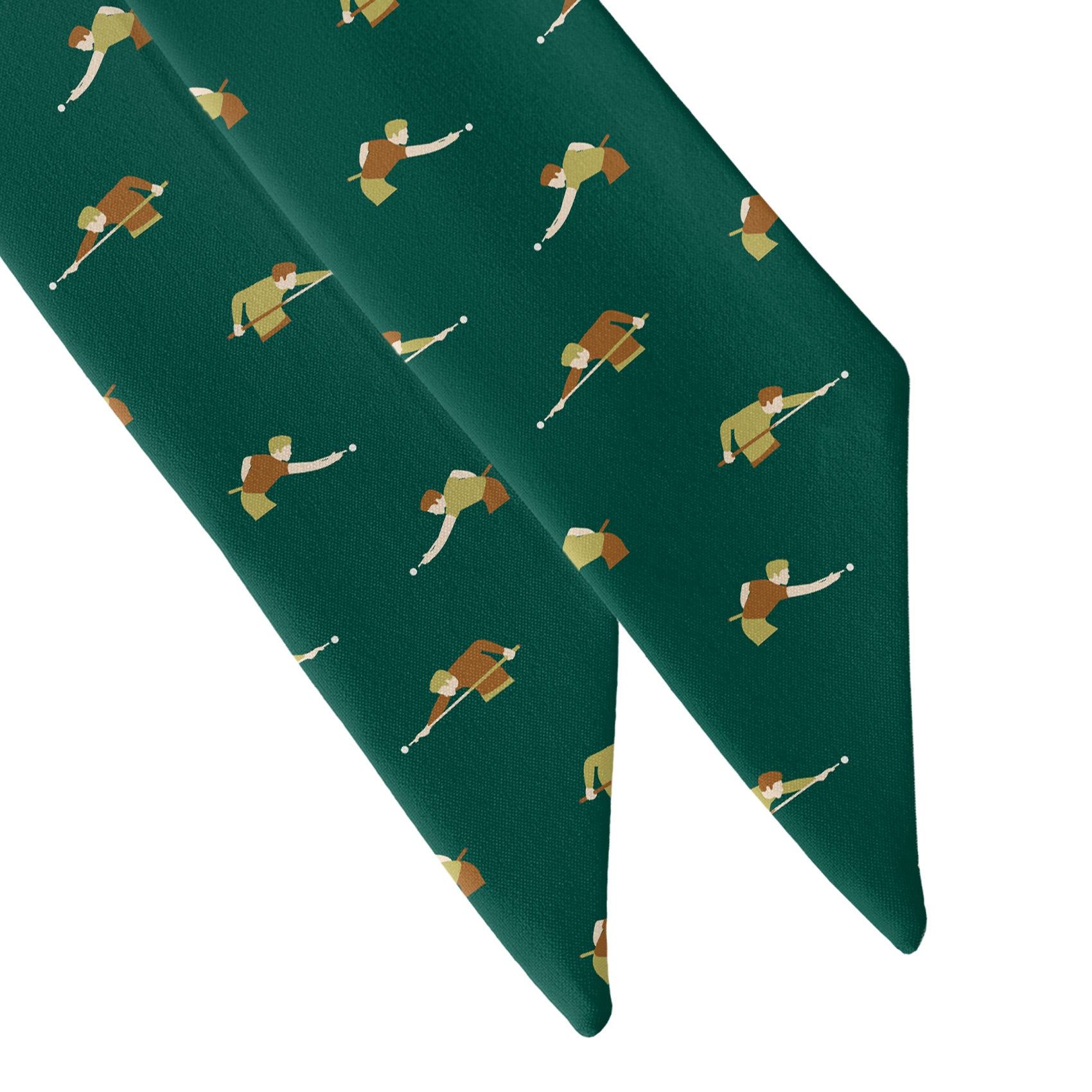 Billiards Hair Scarf - Scarf Tapered Ends - Knotty Tie Co.